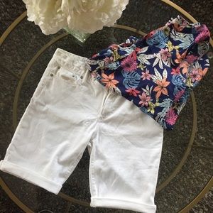 Skinny Bermudas denim stretch 28 NWT